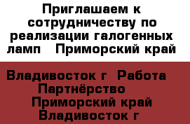 Приглашаем к сотрудничеству по реализации галогенных ламп - Приморский край, Владивосток г. Работа » Партнёрство   . Приморский край,Владивосток г.